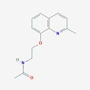 N-{2-[(2-methylquinolin-8-yl)oxy]ethyl}acetamide