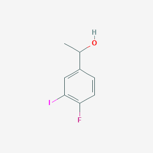 molecular formula C8H8FIO B2483145 1-(4-氟-3-碘苯基)乙醇 CAS No. 1909313-55-8