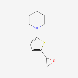 1-[5-(Oxiran-2-yl)thiophen-2-yl]piperidine