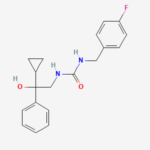 1-(2-Cyclopropyl-2-hydroxy-2-phenylethyl)-3-(4-fluorobenzyl)urea