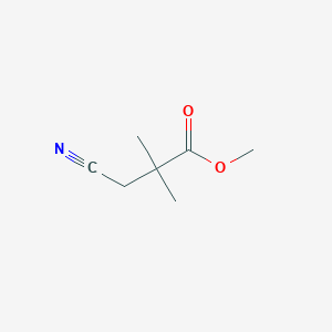molecular formula C7H11NO2 B2483179 甲基-3-氰基-2,2-二甲基丙酸丙酯 CAS No. 175697-97-9
