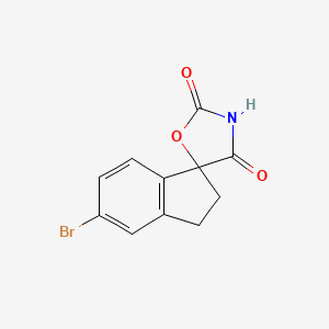5-Bromo-2,3-dihydrospiro[indene-1,5'-oxazolidine]-2',4'-dione