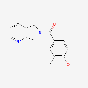 (4-methoxy-3-methylphenyl)(5H-pyrrolo[3,4-b]pyridin-6(7H)-yl)methanone