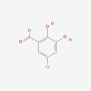 molecular formula C7H5ClO3 B2483188 5-氯-2,3-二羟基苯甲醛 CAS No. 73275-96-4