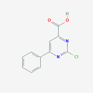 2-Chloro-6-phenylpyrimidine-4-carboxylic acid