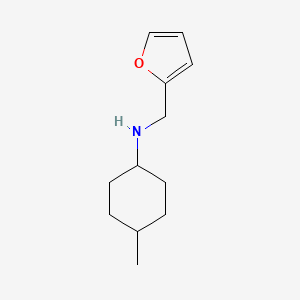 molecular formula C12H19NO B2483198 Furan-2-ylmethyl-(4-methyl-cyclohexyl)-amine CAS No. 416865-30-0