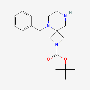 Tert-butyl 5-benzyl-2,5,8-triazaspiro[3.5]nonane-2-carboxylate