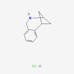 9-Azatricyclo[8.1.1.02,7]dodeca-2,4,6-triene;hydrochloride