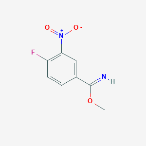 Methyl 4-fluoro-3-nitrobenzenecarboximidate