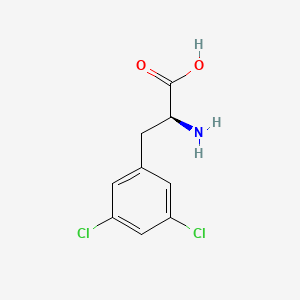 molecular formula C9H10Cl3NO2 B2483215 (S)-2-Amino-3-(3,5-dichlorophenyl)propanoic acid CAS No. 13990-04-0