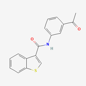 N-(3-acetylphenyl)-1-benzothiophene-3-carboxamide
