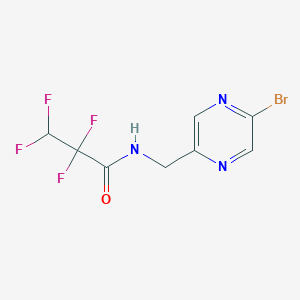 N-[(5-bromopyrazin-2-yl)methyl]-2,2,3,3-tetrafluoropropanamide