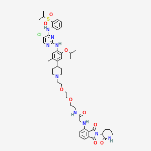 molecular formula C49H62ClN9O9S B2483266 Chembl4207108 CAS No. 2229037-09-4