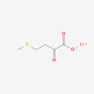 molecular formula C5H7LiO3S B2483300 Lithium;4-methylsulfanyl-2-oxobutanoate CAS No. 2413896-54-3