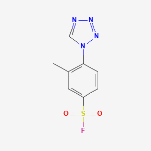 3-Methyl-4-(tetrazol-1-yl)benzenesulfonyl fluoride