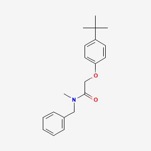 molecular formula C20H25NO2 B2483351 N-苄基-2-(4-叔丁基苯氧基)-N-甲基乙酰胺 CAS No. 301690-18-6