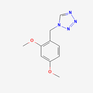 molecular formula C10H12N4O2 B2483378 1-(2,4-Dimethoxybenzyl)tetrazol CAS No. 1823509-44-9