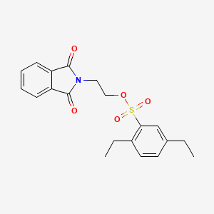 2-(1,3-Dioxoisoindol-2-yl)ethyl 2,5-diethylbenzenesulfonate