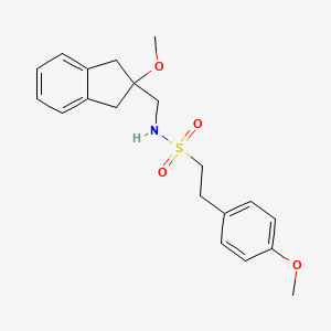 N-((2-methoxy-2,3-dihydro-1H-inden-2-yl)methyl)-2-(4-methoxyphenyl)ethanesulfonamide