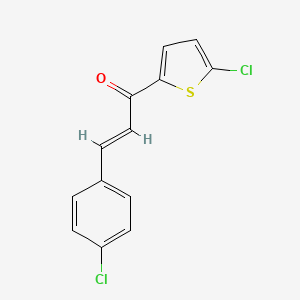 3-(4-Chlorophenyl)-1-(5-chloro-2-thienyl)prop-2-en-1-one