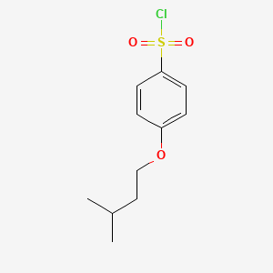 B2483425 4-(3-Methylbutoxy)benzenesulfonyl chloride CAS No. 1141-91-9