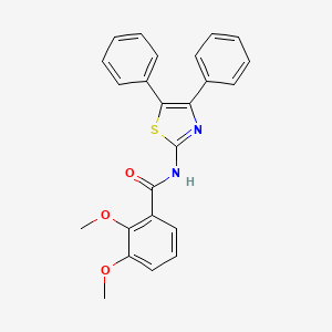 molecular formula C24H20N2O3S B2483437 N-(4,5-diphenylthiazol-2-yl)-2,3-dimethoxybenzamide CAS No. 922654-99-7