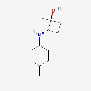 (1S,2S)-1-Methyl-2-(((1r,4S)-4-methylcyclohexyl)amino)cyclobutan-1-ol