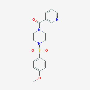 [4-(4-Methoxy-benzenesulfonyl)-piperazin-1-yl]-pyridin-3-yl-methanone