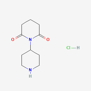 molecular formula C10H17ClN2O2 B2483496 [1,4'-Bipiperidine]-2,6-dione hydrochloride CAS No. 2241130-81-2