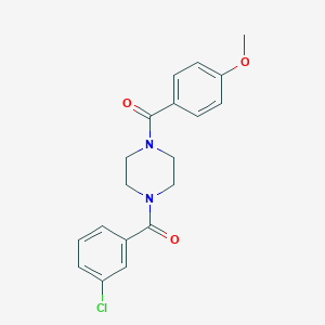 1-(3-Chlorobenzoyl)-4-(4-methoxybenzoyl)piperazine