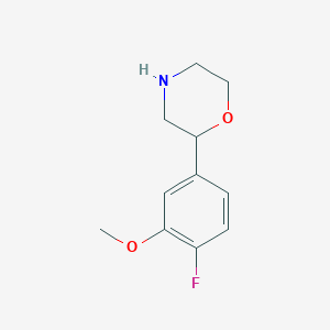 2-(4-Fluoro-3-methoxyphenyl)morpholine
