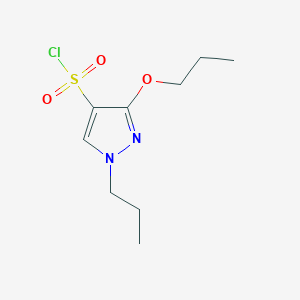 3-propoxy-1-propyl-1H-pyrazole-4-sulfonyl chloride