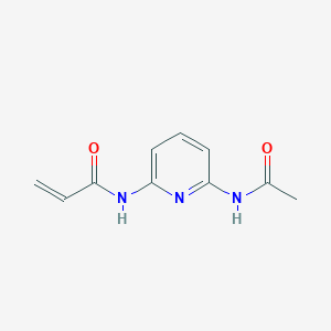 molecular formula C10H11N3O2 B2483546 N-(6-乙酰氨基吡啶-2-基)丙-2-烯酰胺 CAS No. 864916-61-0