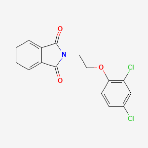 molecular formula C16H11Cl2NO3 B2483565 N-2-(2,4-Dichlorophenoxy)ethylphthalimide CAS No. 138505-73-4