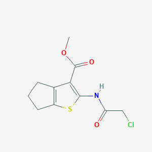 methyl 2-[(chloroacetyl)amino]-5,6-dihydro-4H-cyclopenta[b]thiophene-3-carboxylate