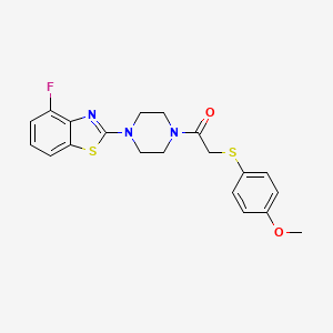 1-(4-(4-Fluorobenzo[d]thiazol-2-yl)piperazin-1-yl)-2-((4-methoxyphenyl)thio)ethanone