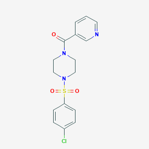 [4-(4-Chloro-benzenesulfonyl)-piperazin-1-yl]-pyridin-3-yl-methanone