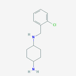 molecular formula C13H19ClN2 B2483674 (1r,4r)-N1-(2-Chlorobenzyl)cyclohexane-1,4-diamine CAS No. 1286319-90-1