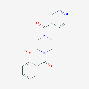 1-Isonicotinoyl-4-(2-methoxybenzoyl)piperazine