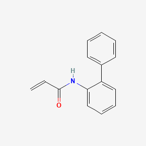 molecular formula C15H13NO B2483770 N-(2-phenylphenyl)prop-2-enamide CAS No. 89168-26-3