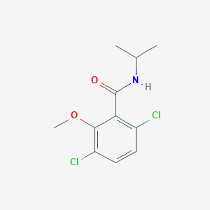 molecular formula C11H13Cl2NO2 B2483777 3,6-二氯-N-异丙基-2-甲氧基苯甲酰胺 CAS No. 301680-10-4