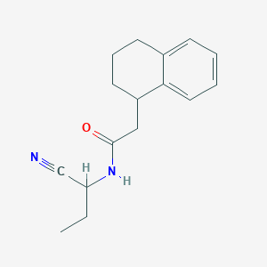 N-(1-cyanopropyl)-2-(1,2,3,4-tetrahydronaphthalen-1-yl)acetamide