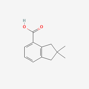 molecular formula C12H14O2 B2483816 2,2-二甲基-1,3-二氢茚-4-羧酸 CAS No. 2445791-49-9