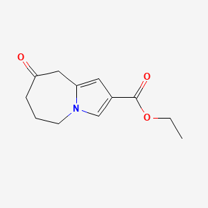 Ethyl 8-oxo-5,6,7,9-tetrahydropyrrolo[1,2-a]azepine-2-carboxylate