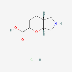 (2S,4As,7aR)-2,3,4,4a,5,6,7,7a-octahydropyrano[2,3-c]pyrrole-2-carboxylic acid;hydrochloride