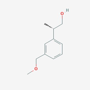 (2S)-2-[3-(methoxymethyl)phenyl]propan-1-ol