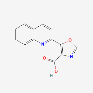 5-Quinolin-2-yl-1,3-oxazole-4-carboxylic acid