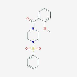 1-(2-Methoxybenzoyl)-4-(phenylsulfonyl)piperazine