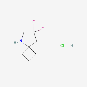 7,7-Difluoro-5-azaspiro[3.4]octane;hydrochloride