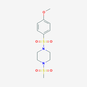 1-[(4-Methoxyphenyl)sulfonyl]-4-(methylsulfonyl)piperazine